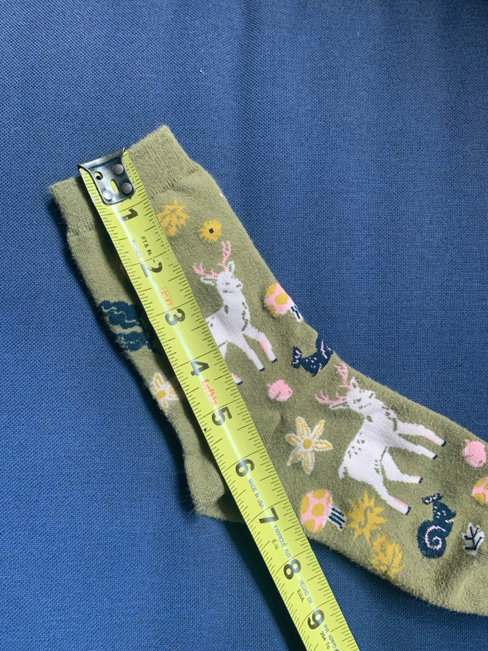 Deer/woodland friends socks - free add on
